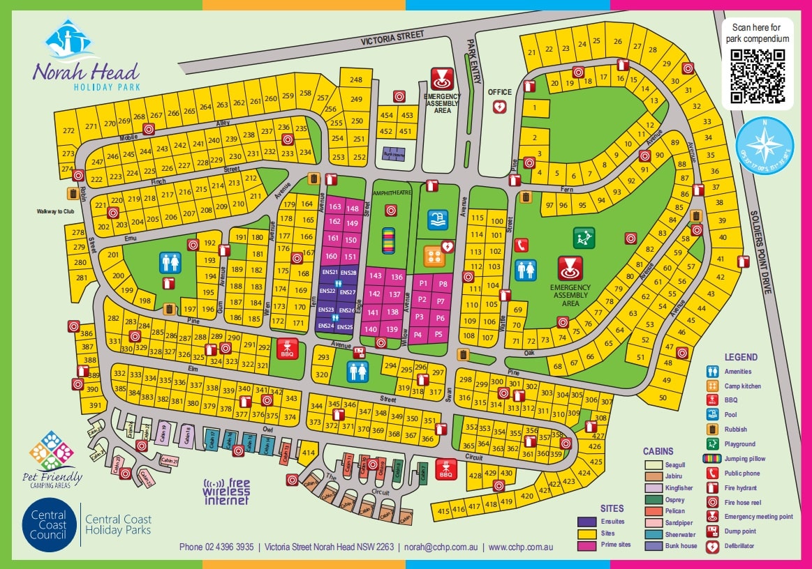 Norah Head Holiday Park Caravan Park, Camping and Cabin Tourist ...